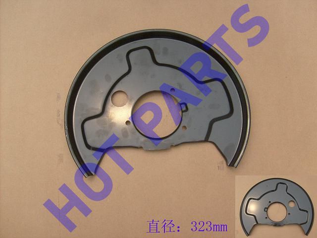 картинка ЩИТ ПЕРЕДНЕГО ТОРМОЗА ПРАВЫЙ HOVER H5 ДИЗЕЛЬ  3001114-K02