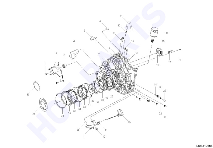 Transmission,middle part