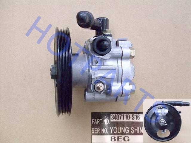 картинка НАСОС ГУР FLORID, COOLBEAR , HOVER M2 4/2, M4  3407100-S16