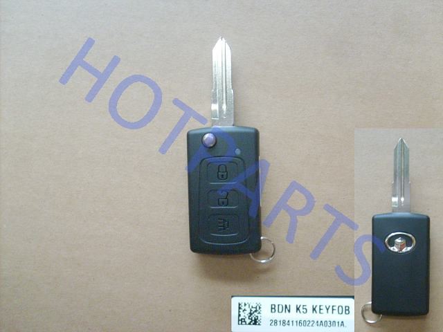 картинка ЗАГОТОВКА КЛЮЧА ЗАМКА ЗАЖИГАНИЯ  (ВЫКИДНОЙ) HOVER H3,H5 (НОВЫЙ САЛОН)  3704800-K80