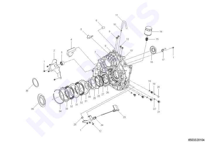 Transmission,middle part