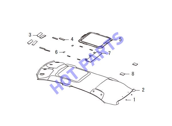 ROOF INTERIOR SHIELD