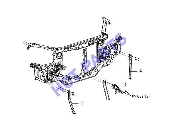 REAR BUMPER BRACKET