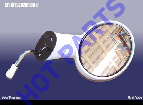 RR VIEW MIRROR ASSY-LH OTR POWER