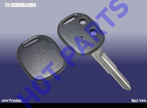 картинка ЗАГОТОВКА КЛЮЧА ЗАМКА ЗАЖИГАНИЯ CH TIGGO  T11-8CB6105410BA