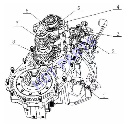 ВИЛКИ ПЕРЕКЛЮЧЕНИЯ ПЕРЕДАЧ S160