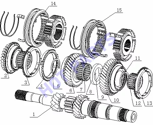 ВАЛ КПП ПЕРВИЧНЫЙ S160